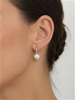 Orecchini Comete Donna in Oro bianco Perla ORP426 - ORP426